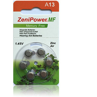 Size 13 Zenipower HP - 1 packet (6 cells)