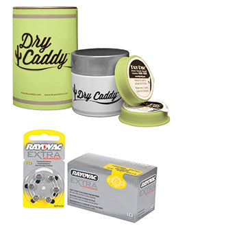 Dry Caddy + Rayovac Size 10