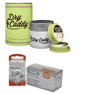 DRY CADDY + RAYOVAC SIZE 312