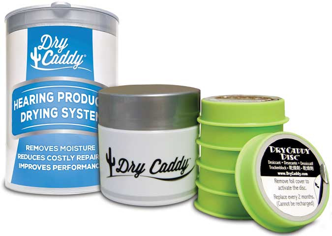 Dry Caddy jar with six Desiccant Discs