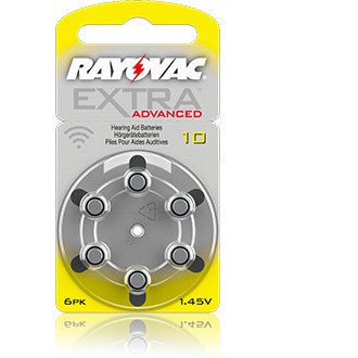 Rayovac Mercury Free 10 - 10 Packets (60 cells)